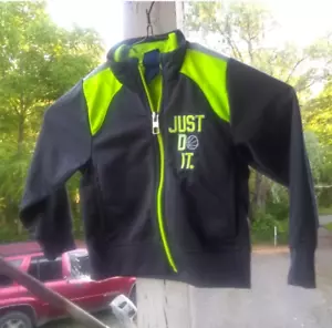 Boys' Black & Yellow Nike Athletic Jacket - Picture 1 of 7