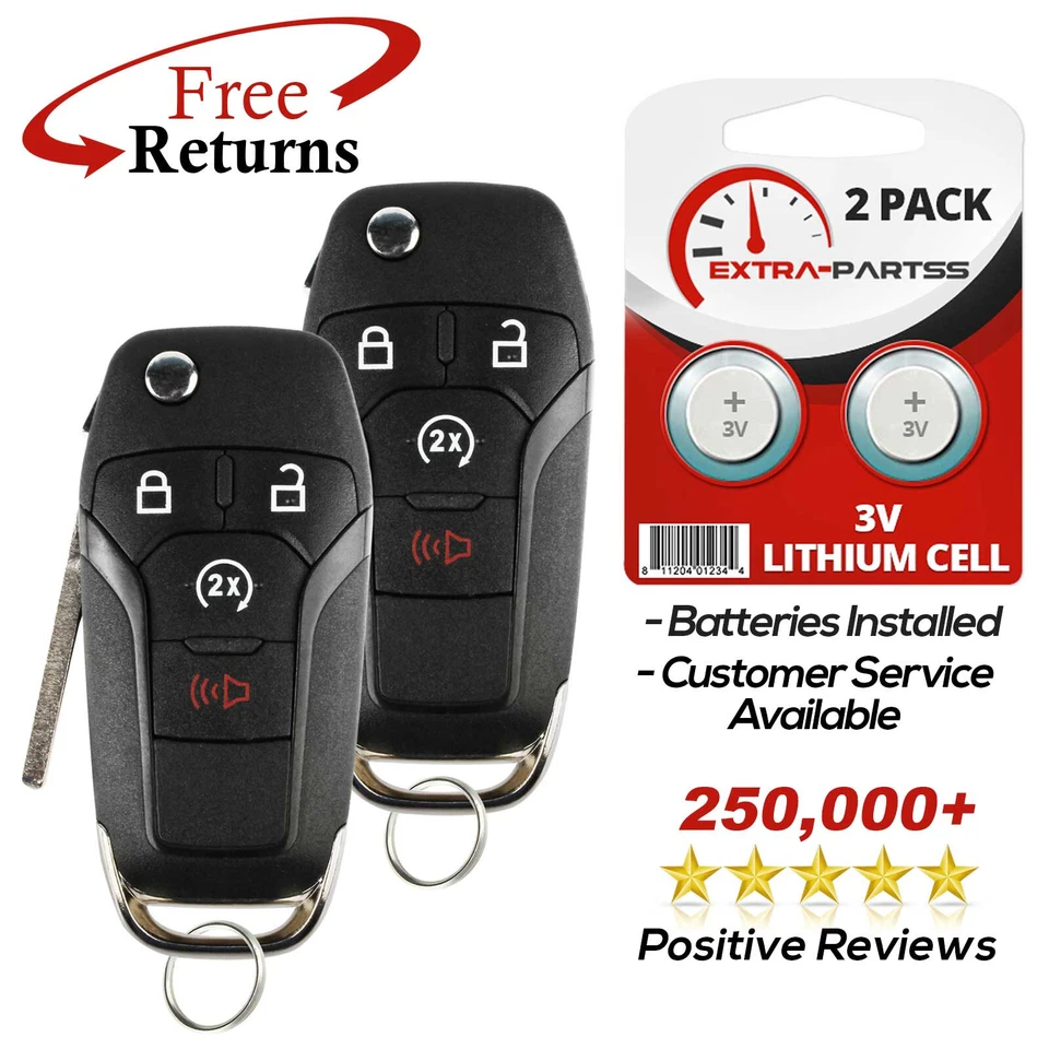 2 For 2018 2019 2020 2021 2022 Ford F-350 Super Duty Replacement Remote Key Fob Foto 1 de 1