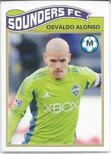 2013 Topps MLS Soccer 1978 EPL Footballer OSVALDO ALONSO Seattle Sounders FC - Picture 1 of 1