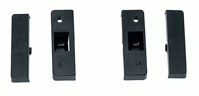 Staffe di fissaggio autoradio ISO colore nero Audi A3 >01 Codice prodotto: 03231 - Immagine 1 di 1