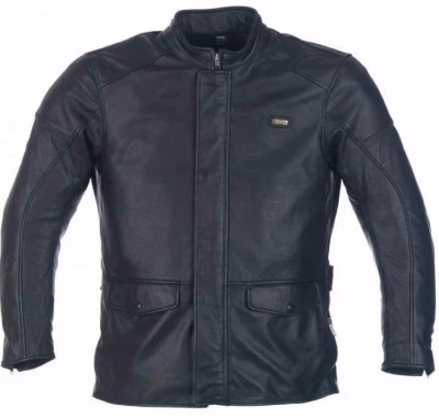 Richa Highlander Black Motorcycle Leather jacket - Touring / Commuting -Was £399 - Image 1 of 2