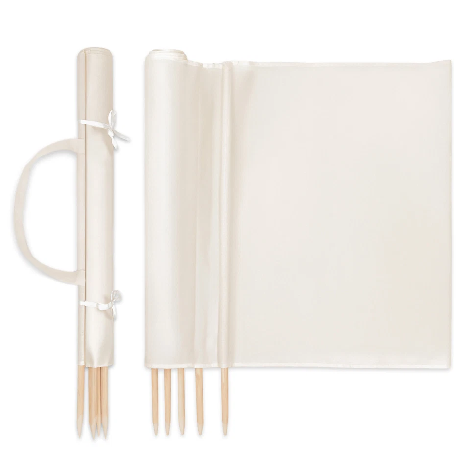 Windschutz Camping Sichtschutz Strand, Mobiler Strandwindschutz 5m - Bild 1 von 4