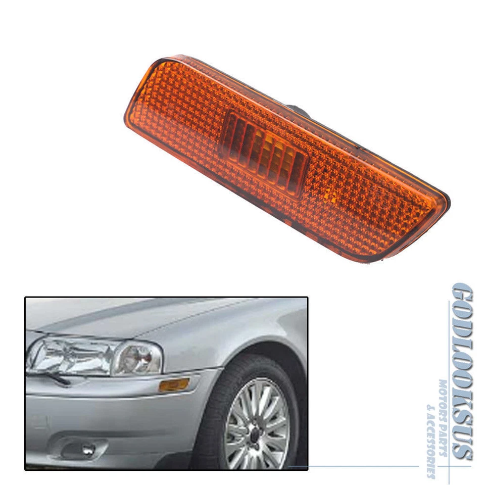  Front Left Driver Side Marker Lamp Light 30744360 For Volvo S80 2002-2006 Foto 1 de 4