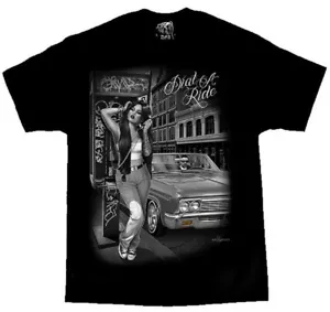 DGA Tees - High Quality Cotton DIAL A RIDE Men's Tee - Picture 1 of 2