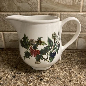 Portmeirion Keramik "The Holly & The Ivy" Weihnachten Sahnekännchen Milchkännchen - Bild 1 von 3