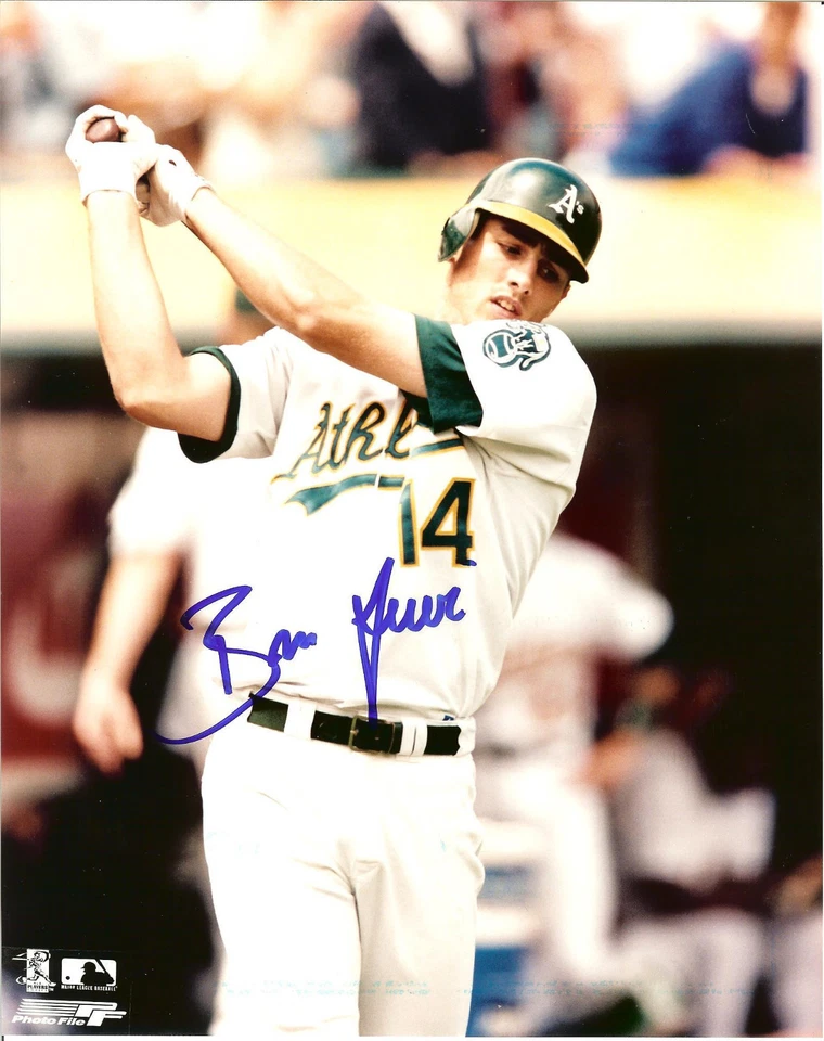 Ben Grieve autographed 8x10 Oakland A's Free Shipping  #S625 - Image 1 of 1