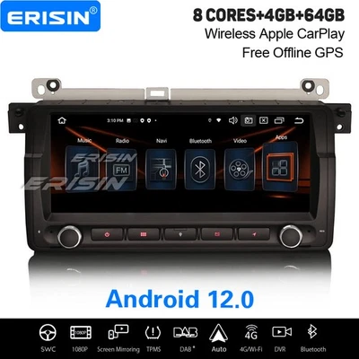 8,8" ips 64GB Navi Android 14 Autoradio BT 5.0 BMW 3er E46 320 M3 Rover 75 MG ZT - Bild 1 von 4