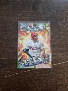 2024 Topps Home Run Challenge Bryce Harper Philadelphia Phillies - Picture 1 of 1