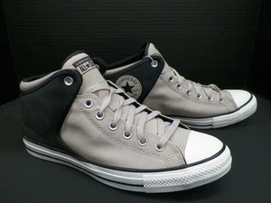 Converse Mens Sneakers Chuck Taylor Black/Papyrus Mid Top CTAS High Street 10.5 - Picture 1 of 5