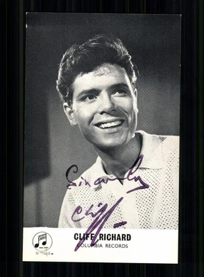 Cliff Richard Autogrammkarte Druck Signiert # BC 226157 - Bild 1 von 2