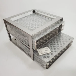 Set 2 Criotubi Termo Scientifici Acciaio Inox 12X12 161ct 4/5ml Supporto con Rack - Foto 1 di 16