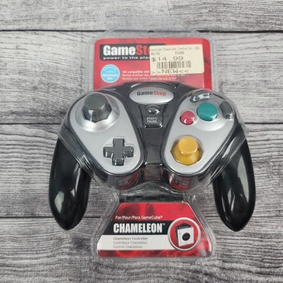 GameStop Chameleon Controller Black Nintendo Wii GameCube PDP New Sealed - Image 1 of 3
