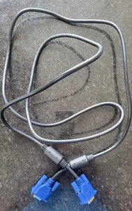 Used Male To Male 15 Pin A/V Cable 1.87 Meter Long - Photo 1/3