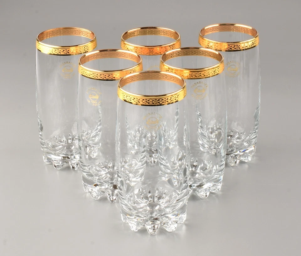 *Circle Art of Glass Turkey 12.5 oz Highball Tumbler Drink Clear - Set of 6 - Image 1 of 4