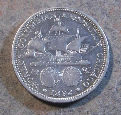 1892 Columbian Exposition Half Dollar ~ Chicago ~ 950,000 Minted - Image 1 of 2