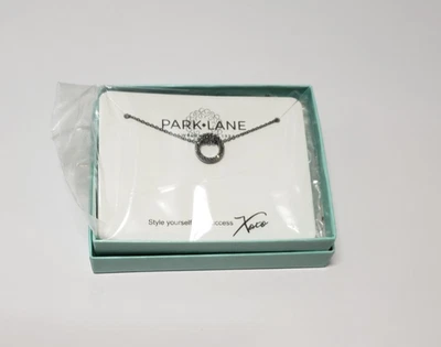 Collar Park Lane Roo Circular Hematita Negra Nuevo Foto 1 de 4