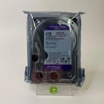 Nuevo Western Digital 3.5" Púrpura HDD 4TB eSATA III 6Gbps HDD WD43PURZ Foto 1 de 4