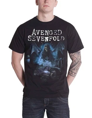 Avenged Sevenfold Recurring Nightmare Band Logo Official Mens New Black T Shirt
