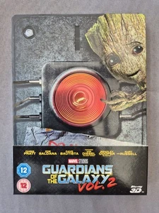 Marvel Guardians Of The Galaxy Vol. 2 3D Blu Ray Steelbook Marvel - Picture 1 of 2