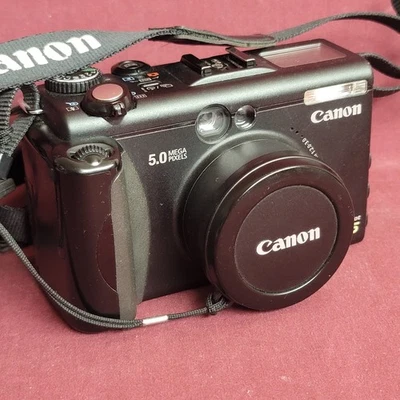 Canon Powershot G5 5MP digital Camera Amateur Semi-Pro Nice Teaching Tool! MINT - Image 1 of 4