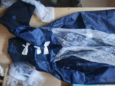 Fantasias históricas para meninas do período colonial infantil - vestido apenas - sem xale - Imagem 1 de 4