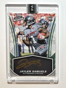 2017 Panini Instant #IA-JY Jaylen Samuels RC Auto/10 Instant Access Green - Picture 1 of 5