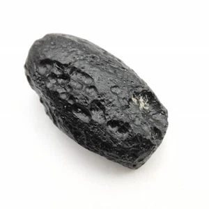 33g. Einzigartiges natürliches ovales Gestein Indochinit Tektit Meteorit Sammlerstück - Bild 1 von 12