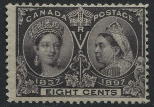Canada QV 1897 8 cents Jubilee mint o.g.  - Picture 1 of 1