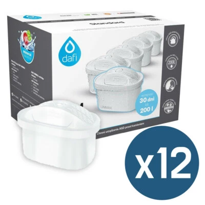 12 cartuchos Dafi Unimax compatible para Brita Maxtra pearlco filtro de agua