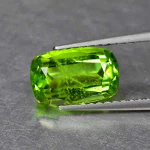 2.19Ct Cushion_Attractive Quality Gemstone Unheated Peridot _Afghanistan - Picture 1 of 1