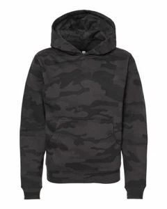 Independent Trading Co. Youth Midweight Long Sleeves Hooded Sweatshirt - SS4001Y - Picture 1 of 16