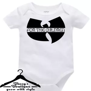 Custom BabyGrow Vest Bodysuit Wu-Tang Is For The Children - Picture 1 of 1