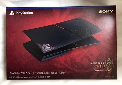 PS5-Slim Cover Monster Hunter Wilds Limited Edition CFIJ-16022 PlayStation5 JP - Image 1 of 2