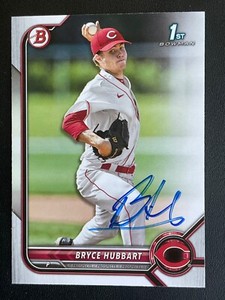 Bryce Hubbart Signed Card 2022 Bowman Draft In Person Autograph (IP) Auto