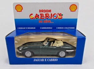 1995 Vintage NOS Diecast Maisto Shell Cabrio collection Jaguar E Type in box - Picture 1 of 4