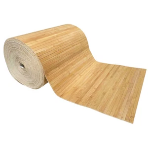 Tappeto Guida Passatoia Corsia Cucina Bambù Retro Antiscivolo Gomma Beige - Imagen 1 de 3