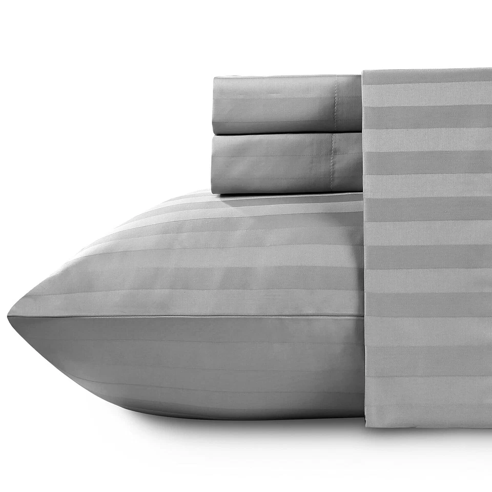 California Design Den - Queen Size Bed Set Deep Pocket Soft 100% Cotton Cooling - Image 1 of 4