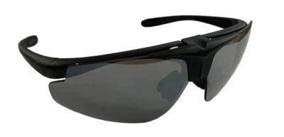 NEW Safety Glasses Flip-Up Smoke Lens Eye Protection Shooting Clay Target Sun - image 1 of 3