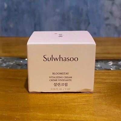 Sulwhasoo Bloomstay Vitalizing Cream 0.16 oz (5 ml) Travel Size Korean Skincare - Image 1 of 4