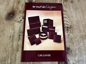 Booklet Brochure - Les Must de CARTIER - Cuirs Leathers - 23.5 x 15.7 cm - Picture 1 of 3