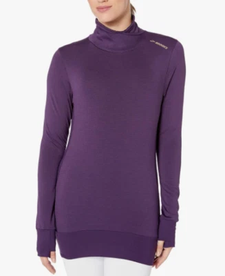 Brooks Womens Notch Thermal Run Happy Long Sleeve Teal or Purple size S - Image 1 of 4