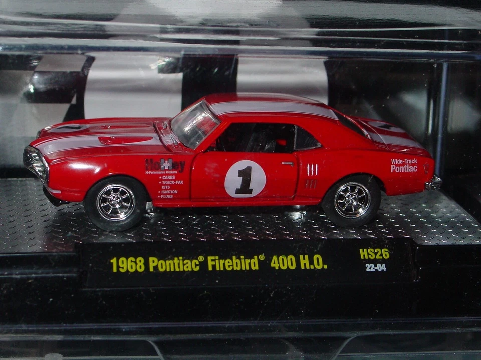 M2 机器 1968 PONTIAC FIREBIRD 400 肌肉汽车-红色。 MIP — 第 1/2 张图片
