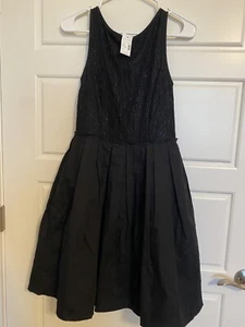 Maurices Women's Studio Y Dress Size 3/4 Black Lace Top Sleeveless Party Formal - Picture 1 of 16