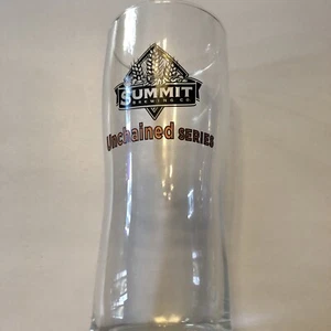 Summit Brewing Company Unchained Series Crystal Fluted Pilsner Pint Beer Glass - Picture 1 of 4