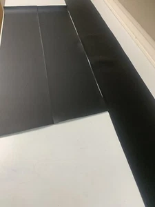 Leather Ganish Rail Cover (Black) for 1955-1956 Ford Thunderbird - Picture 1 of 2