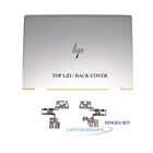 Hp Envy X360 15 Bp130ng Silver Lcd Rear Top Shell Back Cover Top Lid Hinges Set