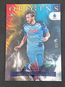 2022-23 Panini Chronicles Origins Serie A Khvicha Kvaratskhelia RC 02/99