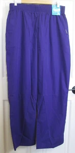 NWT Landau Purple Scrub Pants Womens Size XL 33x30 Pockets Pull On 132-31355 - Picture 1 of 6