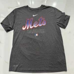 Nike T-Shirt New York Mets Baseball Dri-FIT Large New - Picture 1 of 4