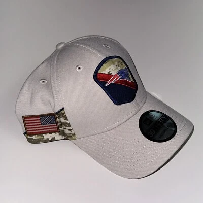 New England Patriots New Era NFL Bandera SALUDO AL SERVICIO 39THIRTY Sombrero Beige Foto 1 de 4